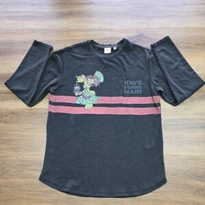 Disney's Alice in Wonderland Mad Hatter 'Have I Gone Mad?' Shirt SIZE: Medium